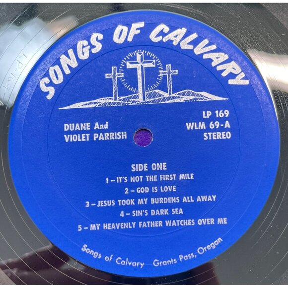 Duane and Violet Parrish God is Love Vinyl LP Christian Religious Grants Pass OR - Picture 2 of 6